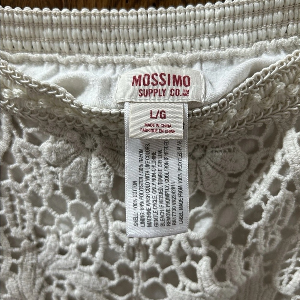 SOLD Mossimo Supply Co. Cream Lace High Waist Shorts - Picture 5 of 5
